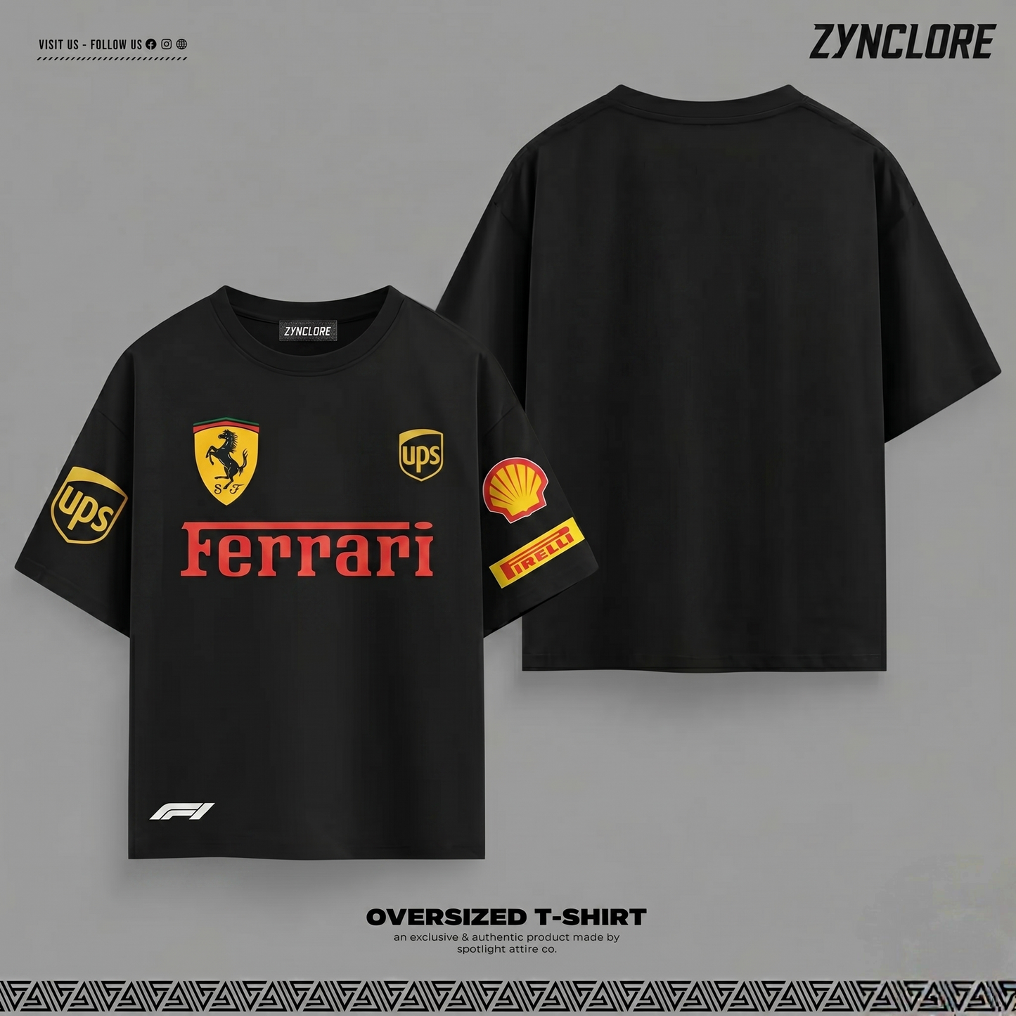 Scuderia Ferrari F1 Oversized Tee