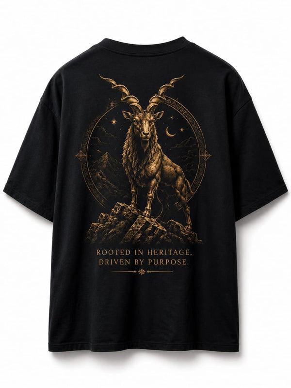 Pakistan Heritage Markhor Oversized T-Shirt