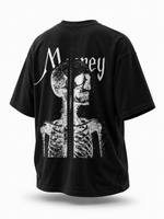Money Skeleton Oversized Drop Shoulder T-Shirt