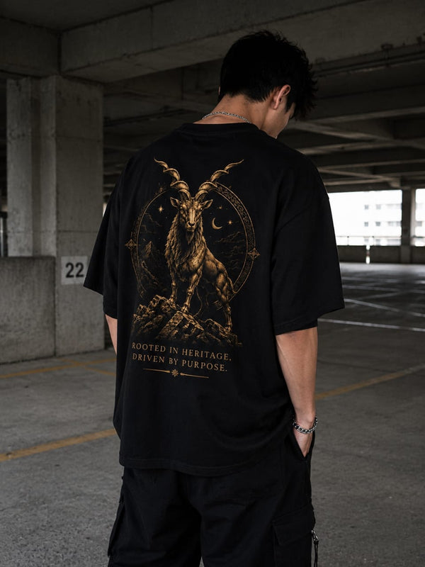 Pakistan Heritage Markhor Oversized T-Shirt